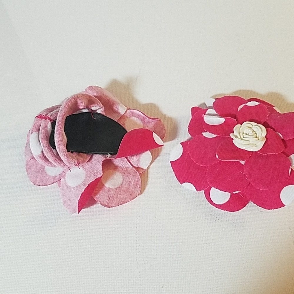 Thong Baby Pink Polka Dot & Flower Shoe